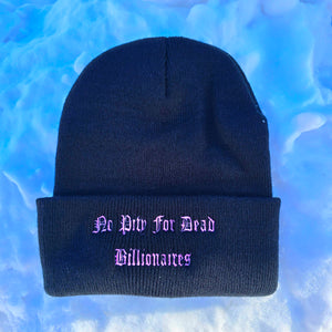 DEAD BILLIONAIRES BEANIE