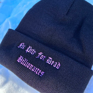 DEAD BILLIONAIRES BEANIE