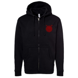 LIVE LAUGH LOBOTOMY ZIP-UP HOODIE