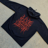 LIVE LAUGH LOBOTOMY ZIP-UP HOODIE